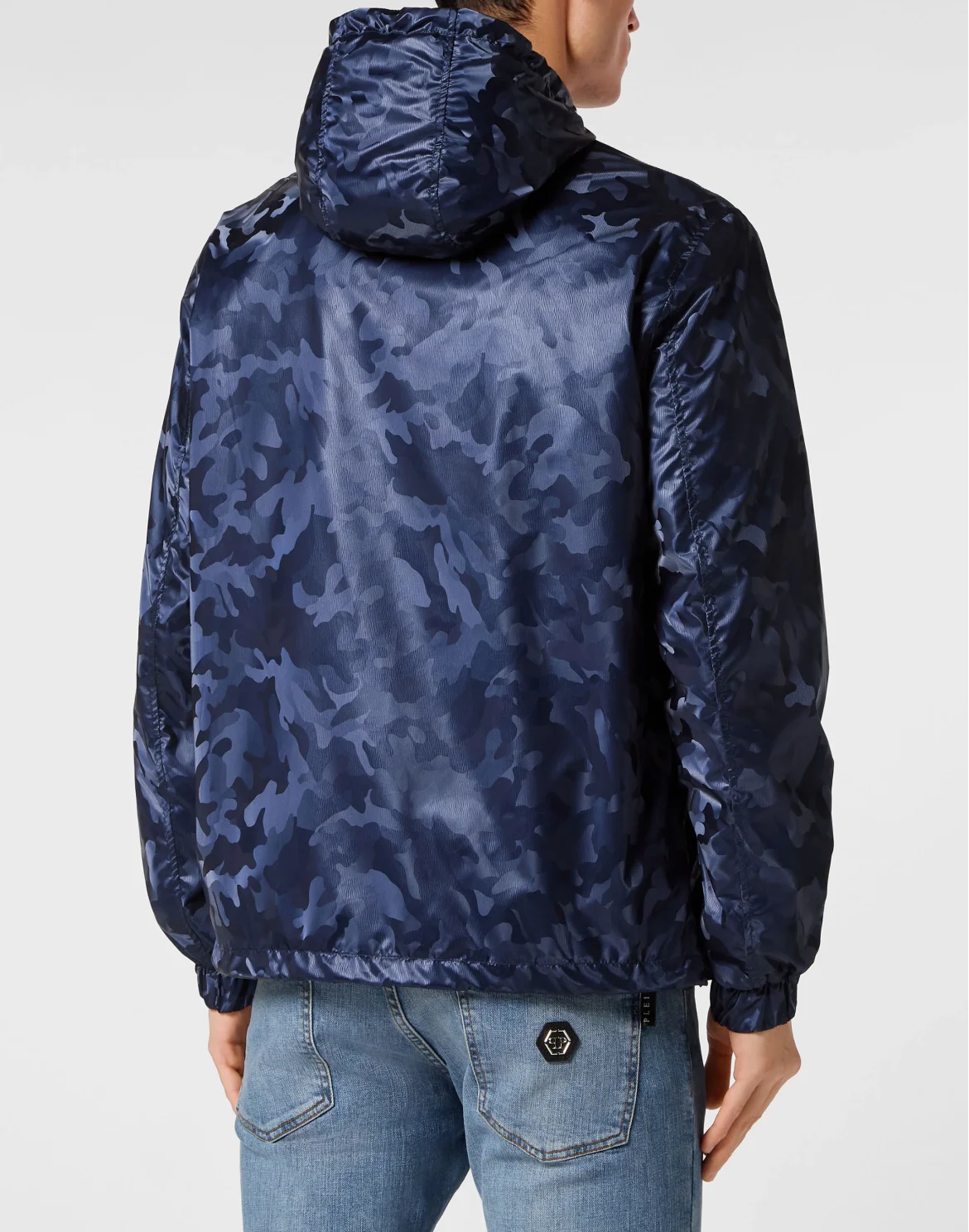 Nylon Windbreaker Camouflage, цвет: Синий