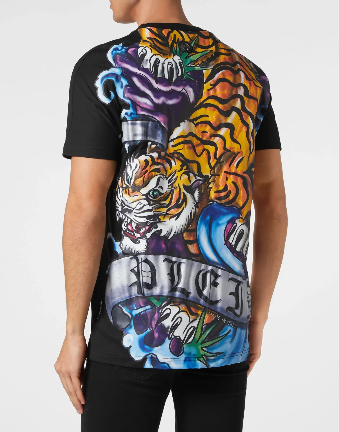 T-shirt Round Neck SS Tattoo, цвет: Черный