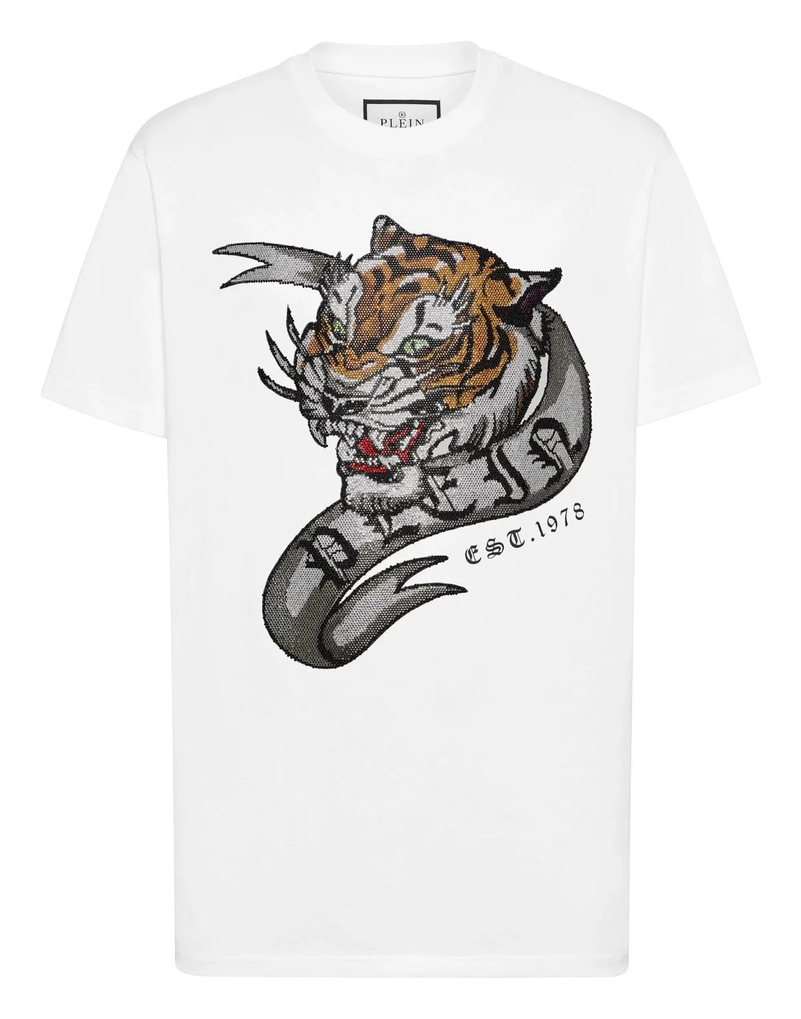 T-shirt Round Neck SS Tattoo, цвет: Белый