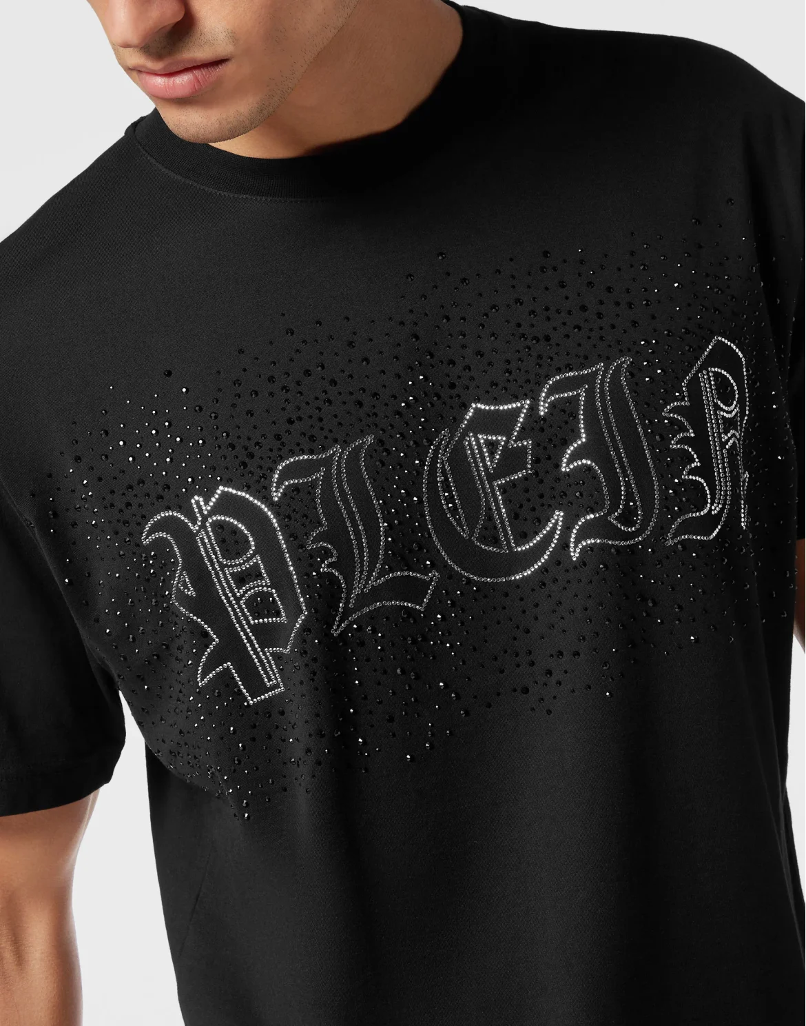 T-shirt Round Neck SS Stones, цвет: Черный