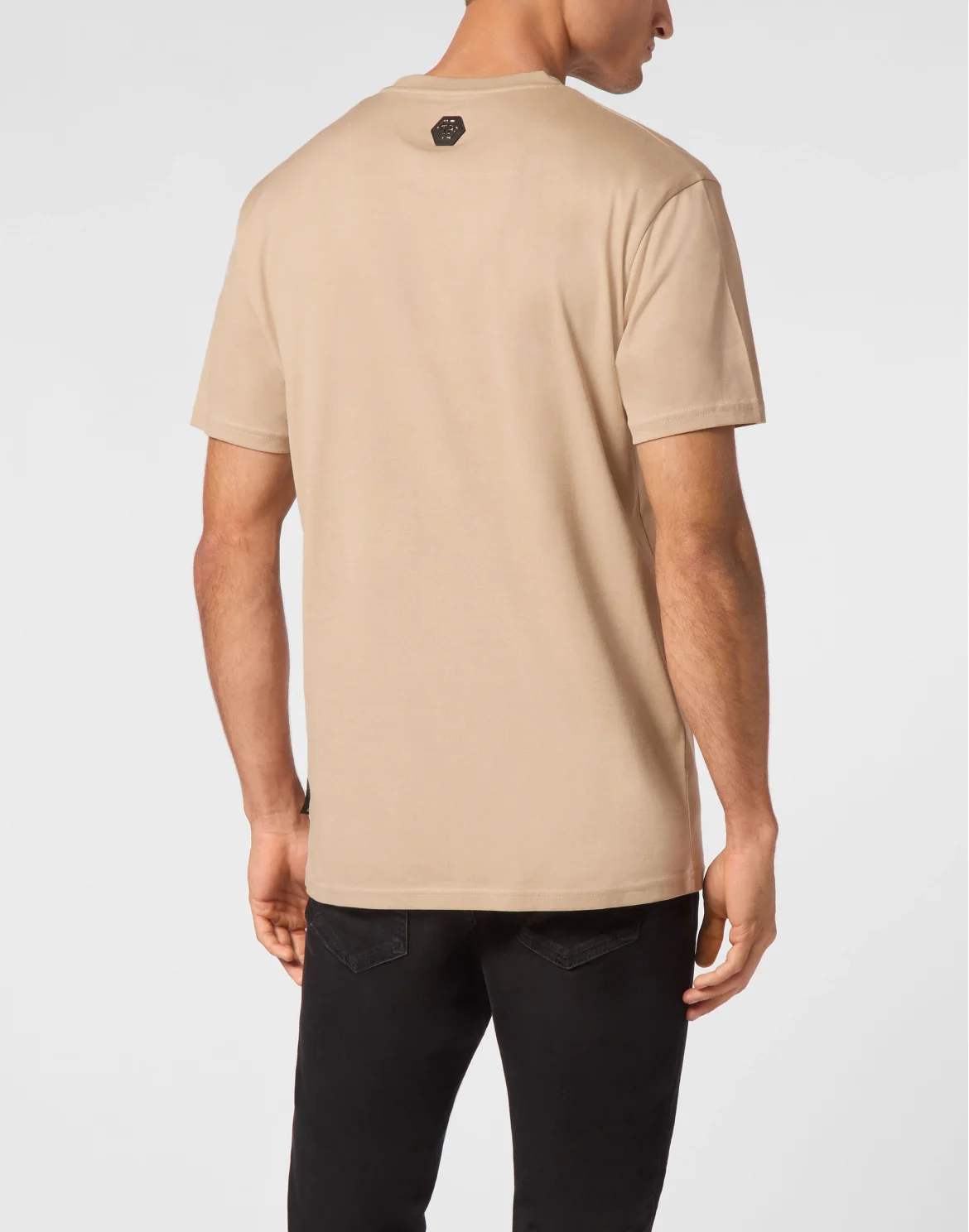 T-shirt Round Neck SS Tattoo, цвет: Бежевый