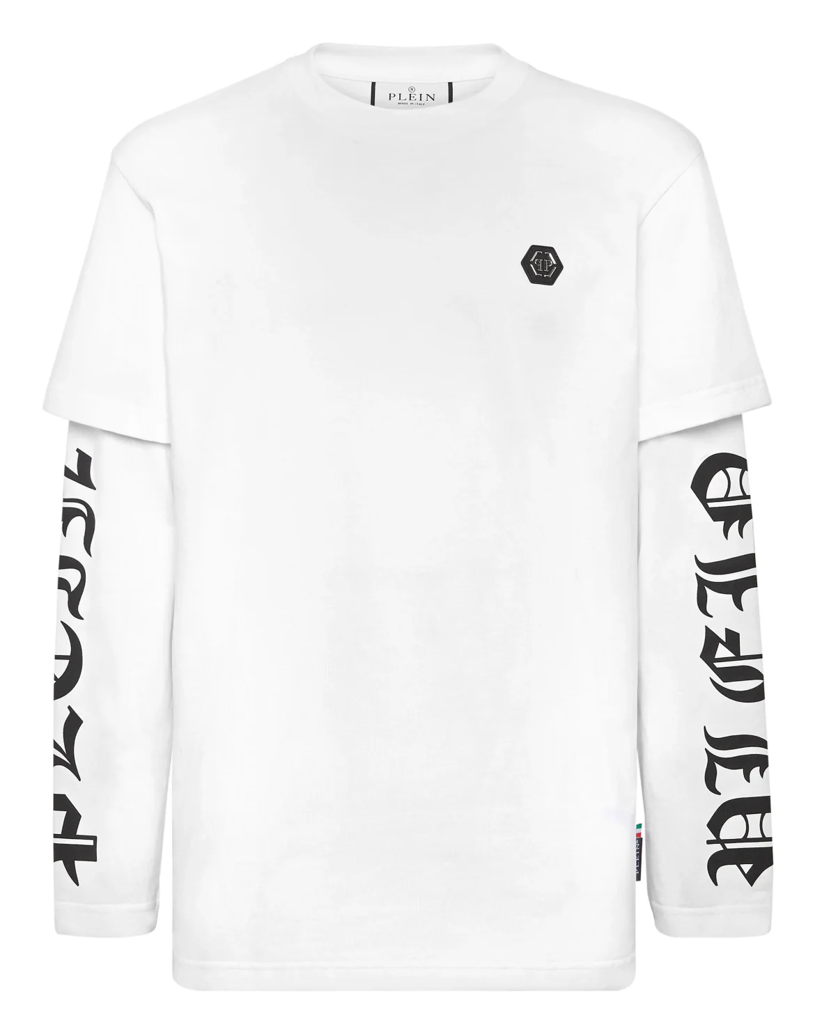 T-shirt Round Neck LS Gothic Plein, цвет: Белый
