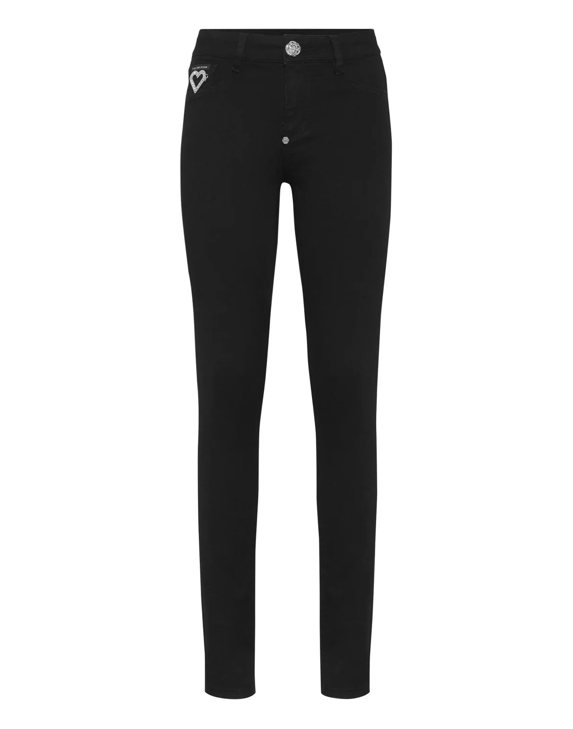 Crystal Jegging Heart, цвет: Черный