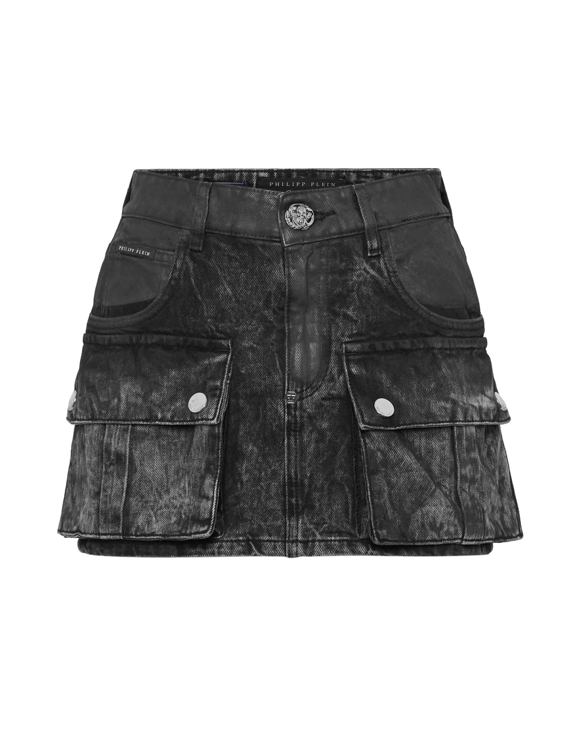 Denim Mini Skirt, цвет: Черный