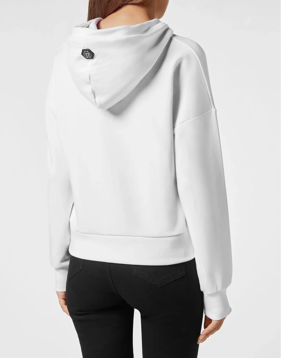 Crop hoodie Heart, цвет: Белый