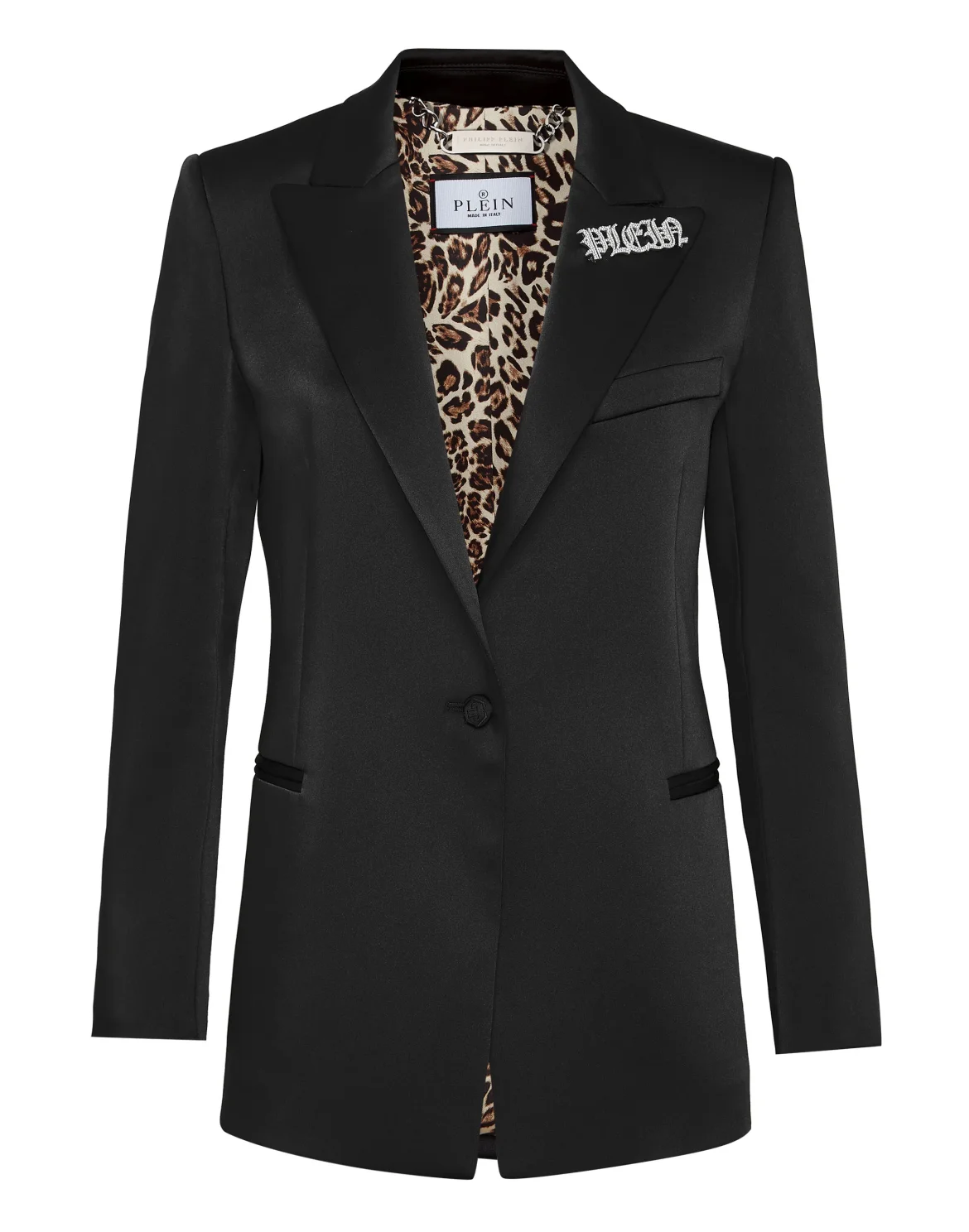 Basic Satin  Regular Fit Blazer, цвет: Черный