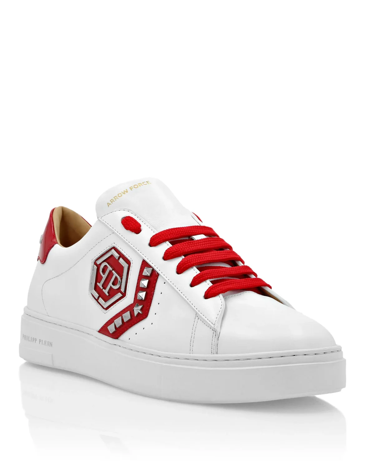 Lo-Top Leather Arrow Force Sneakers, цвет: Белый