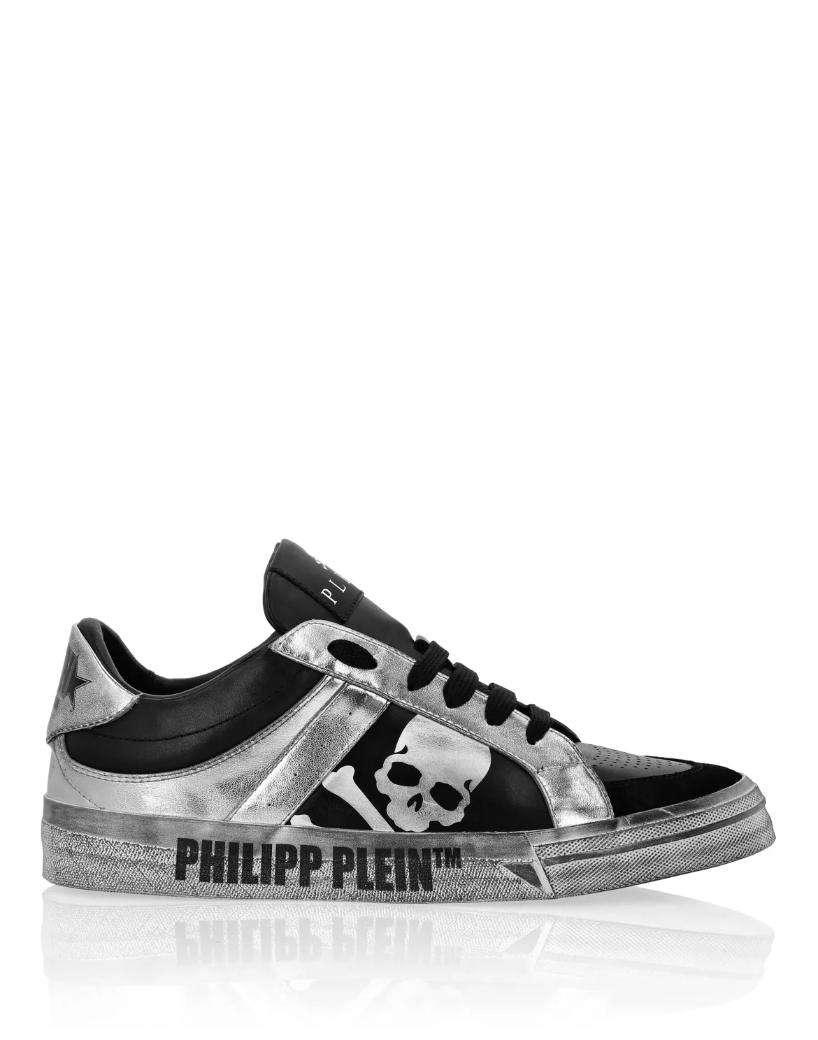 Lo-Top Leather Sneakers Retrokickz TM, цвет: Черный