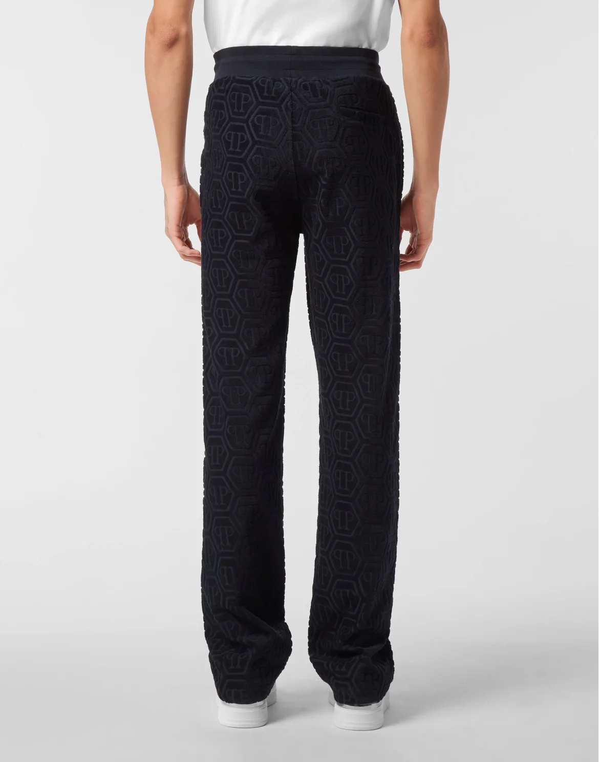 Jacquard Tracksuit Pants Monogram, цвет: Синий
