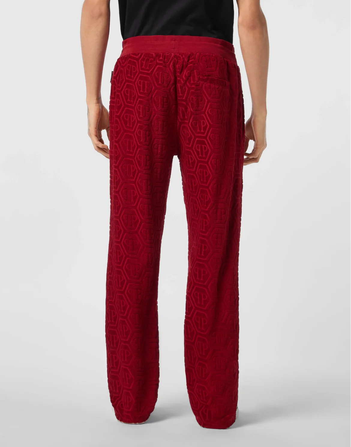 Jacquard Tracksuit Pants Monogram, цвет: Красный
