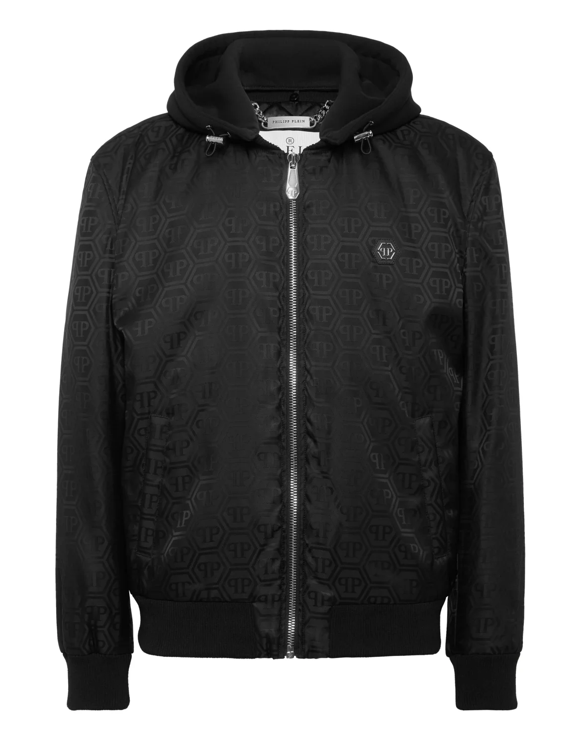 Nylon Hooded Bomber, цвет: Черный