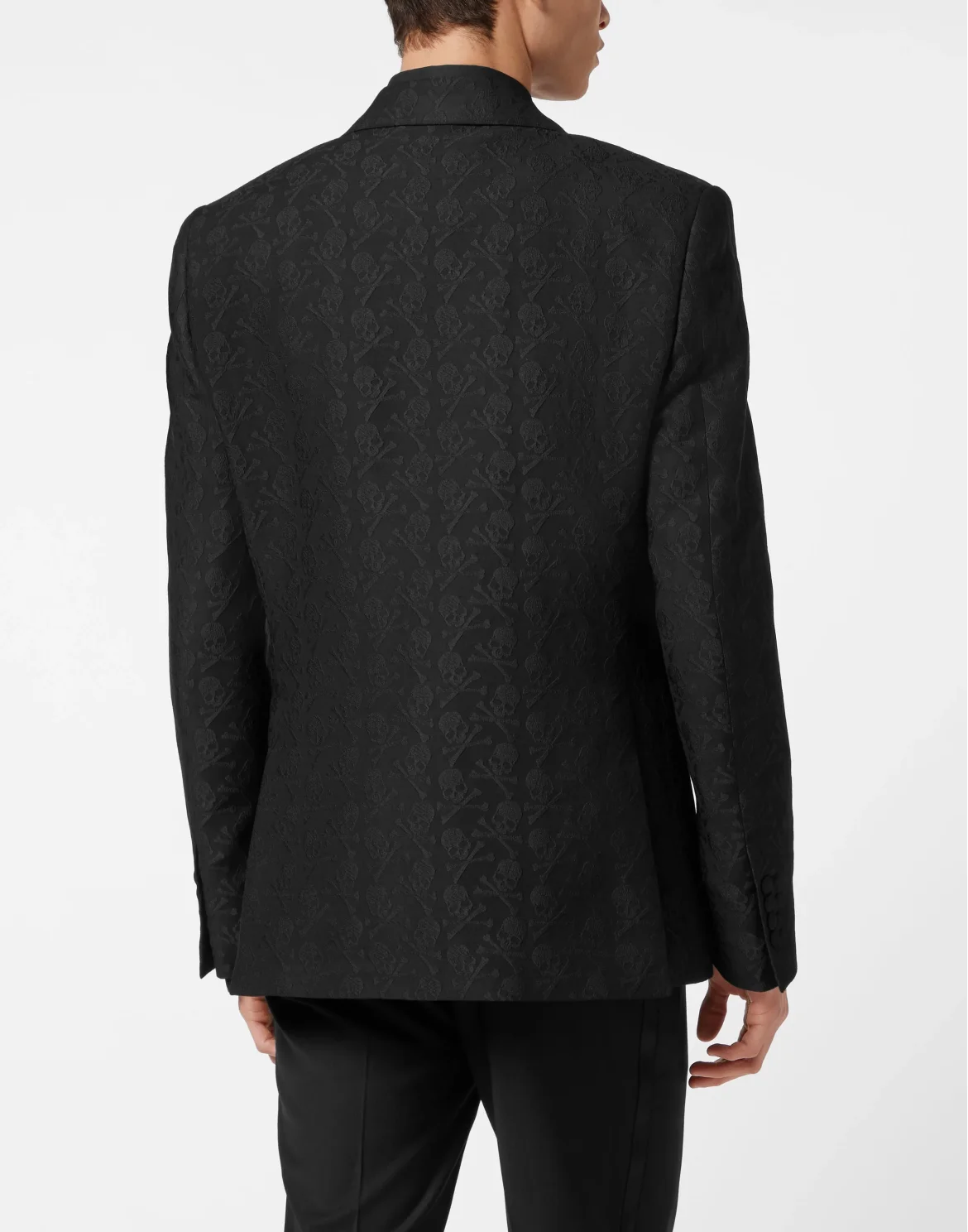 Jacquard Blazer Skull & Bones, цвет: Черный