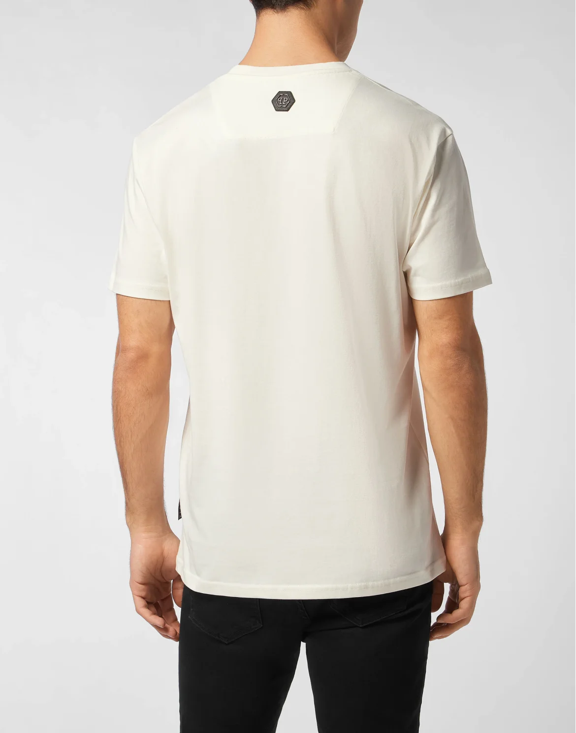 Printed Round Neck T-Shirt Italic, цвет: Бежевый