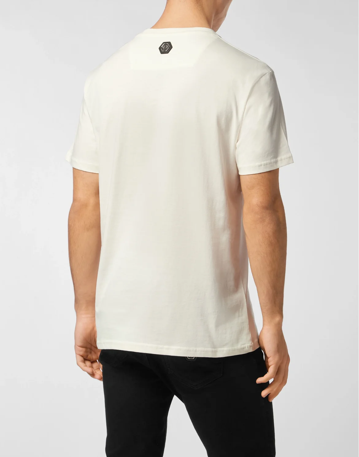Round Neck T-Shirt Plein Boy Stones, цвет: Бежевый