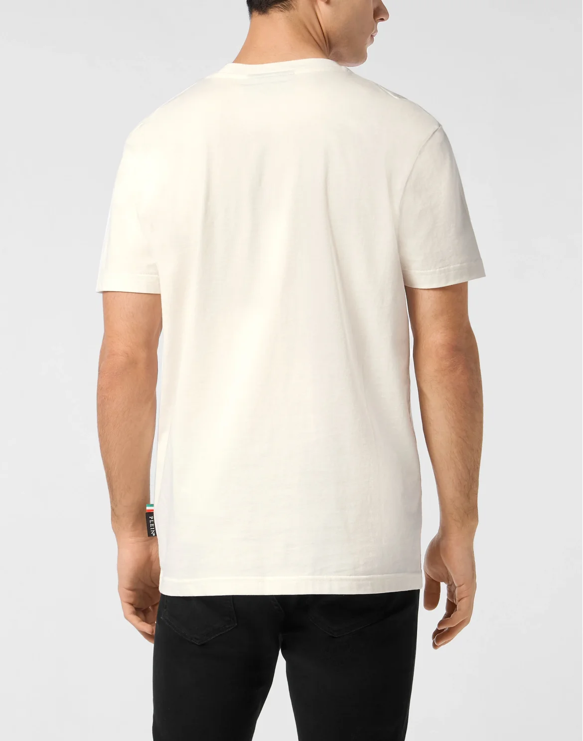 Round Neck T-Shirt Basic Signature, цвет: Бежевый
