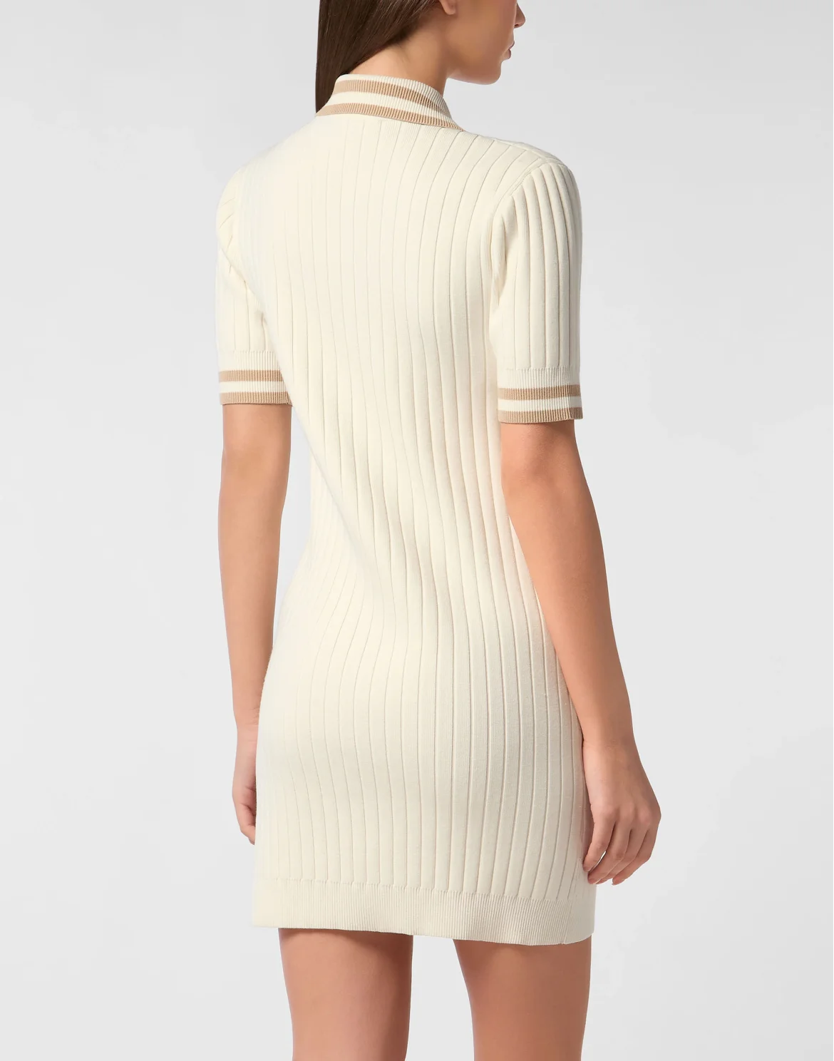 Knit Polo Dress, цвет: Белый