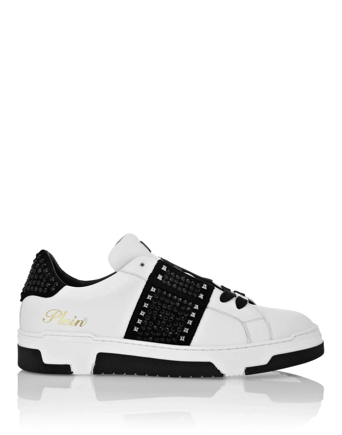 Low Top Sneakers Strass Studs, цвет: Черный