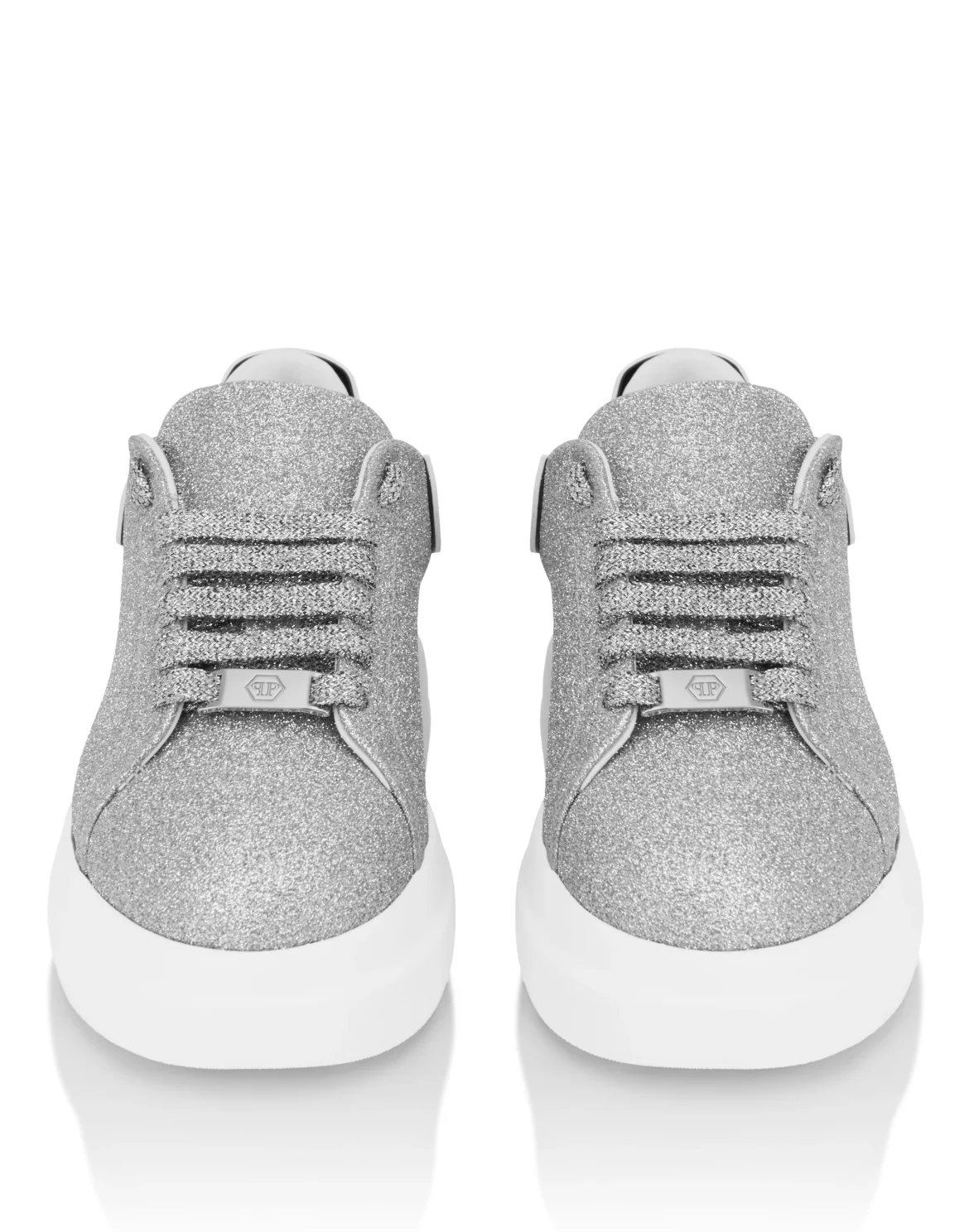 Megastar Glitter Sneakers, цвет: Серебристый