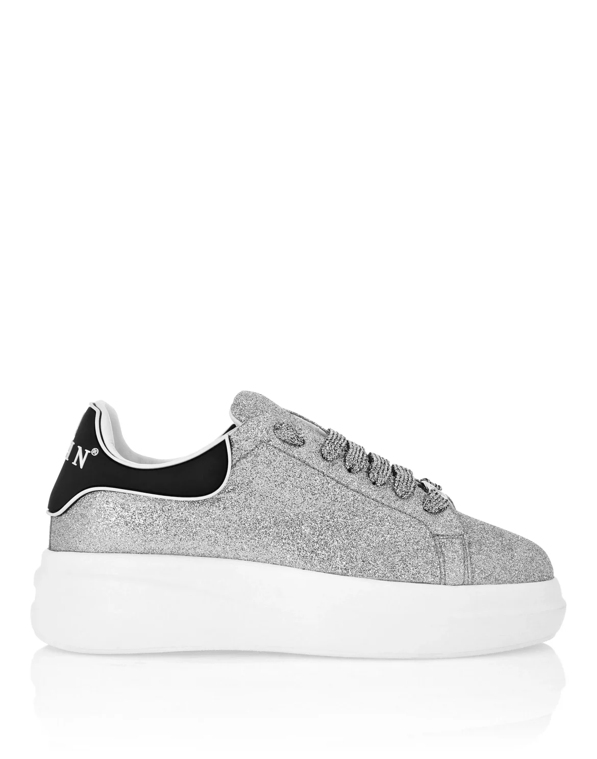 Megastar Glitter Sneakers, цвет: Серебристый