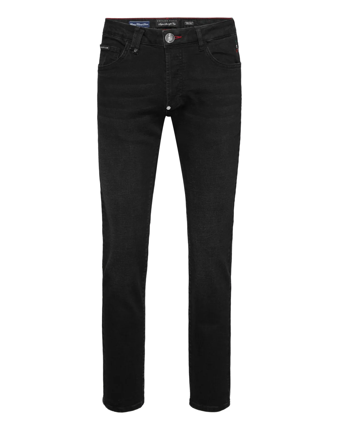 Denim Trousers Super Straight Cut Basic, цвет: Черный