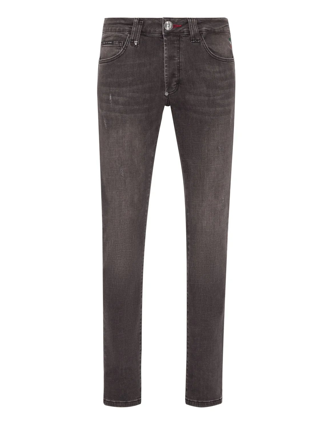 Denim Trousers Super Straight Cut Basic, цвет: Серый