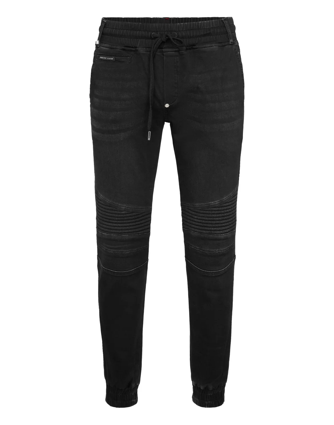 Denim Jogging Trousers Basic, цвет: Черный