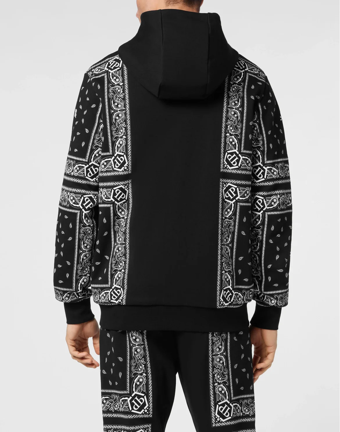 Zip Hoodie Paisley, цвет: Черный