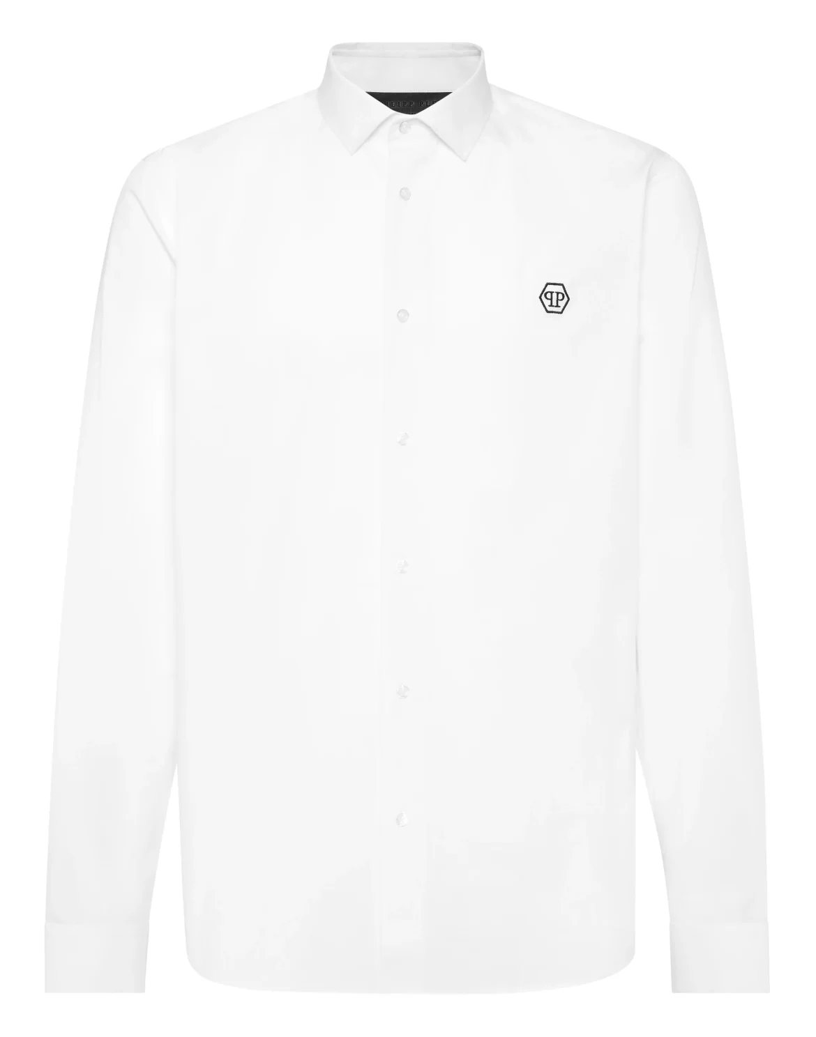 Slim Fit Sugar Daddy Cotton Shirt, цвет: Белый