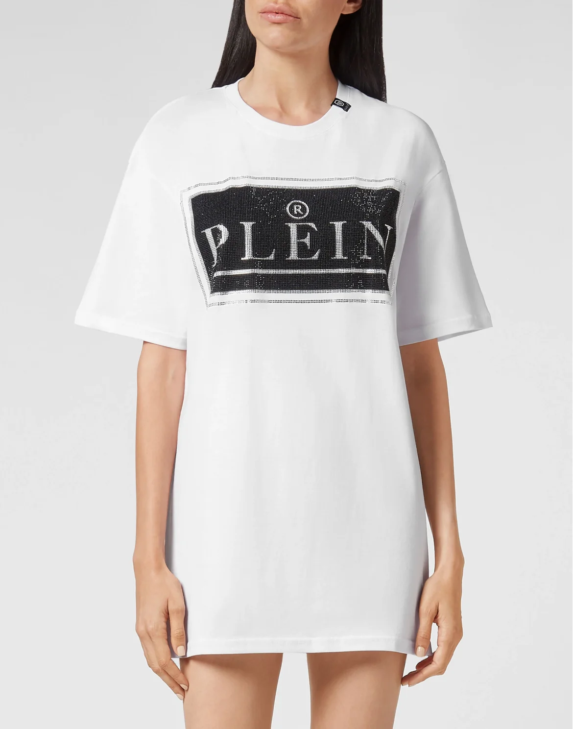 Round Neck T-Shirt Plein, цвет: Белый