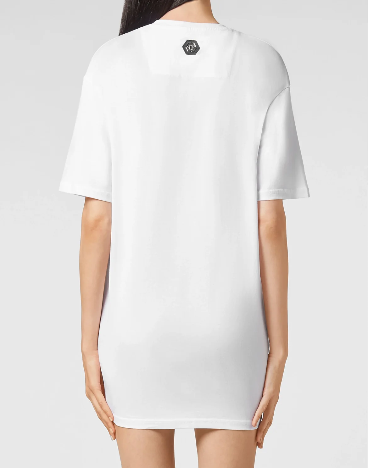 Round Neck T-Shirt Plein, цвет: Белый