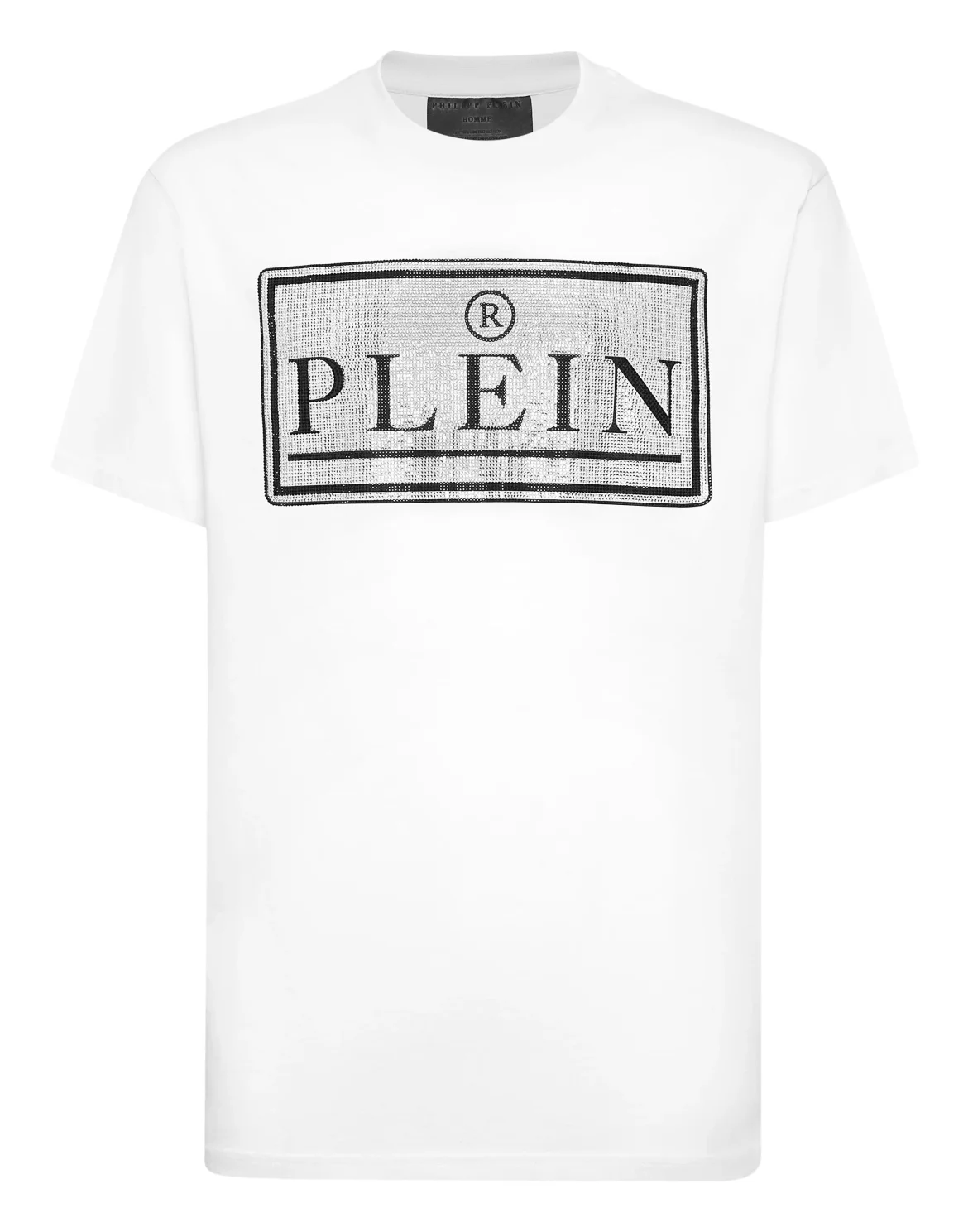 Round Neck T-Shirt Plein, цвет: Белый