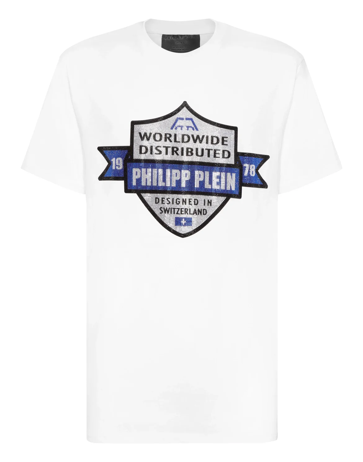 Round Neck T-Shirt PP Crest, цвет: Белый