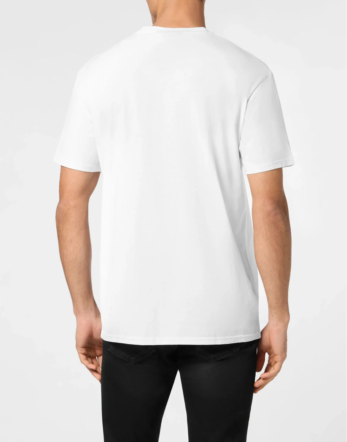 Round Neck T-Shirt Snake, цвет: Белый