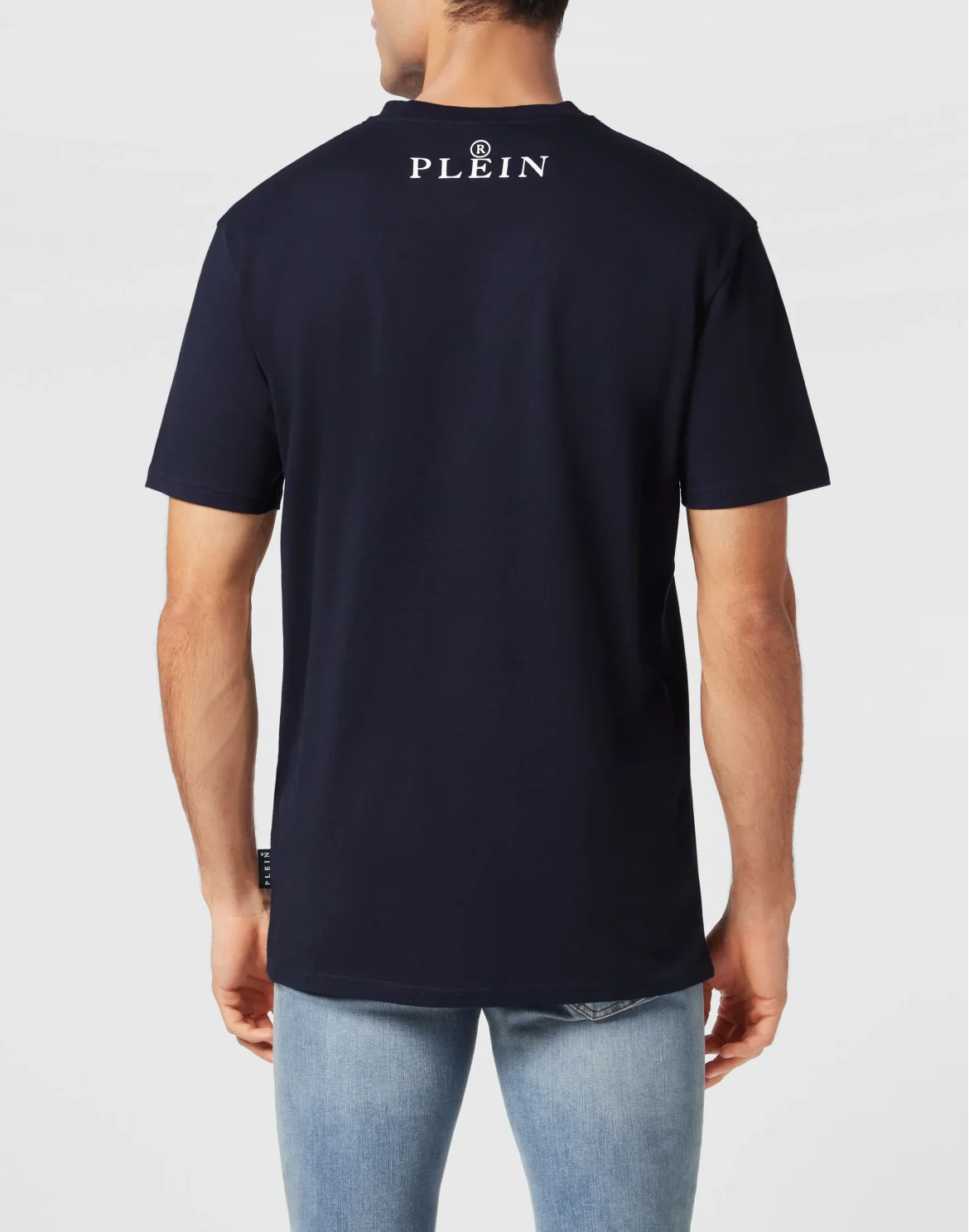 V-Neck T-Shirt Logo Skull, цвет: Синий
