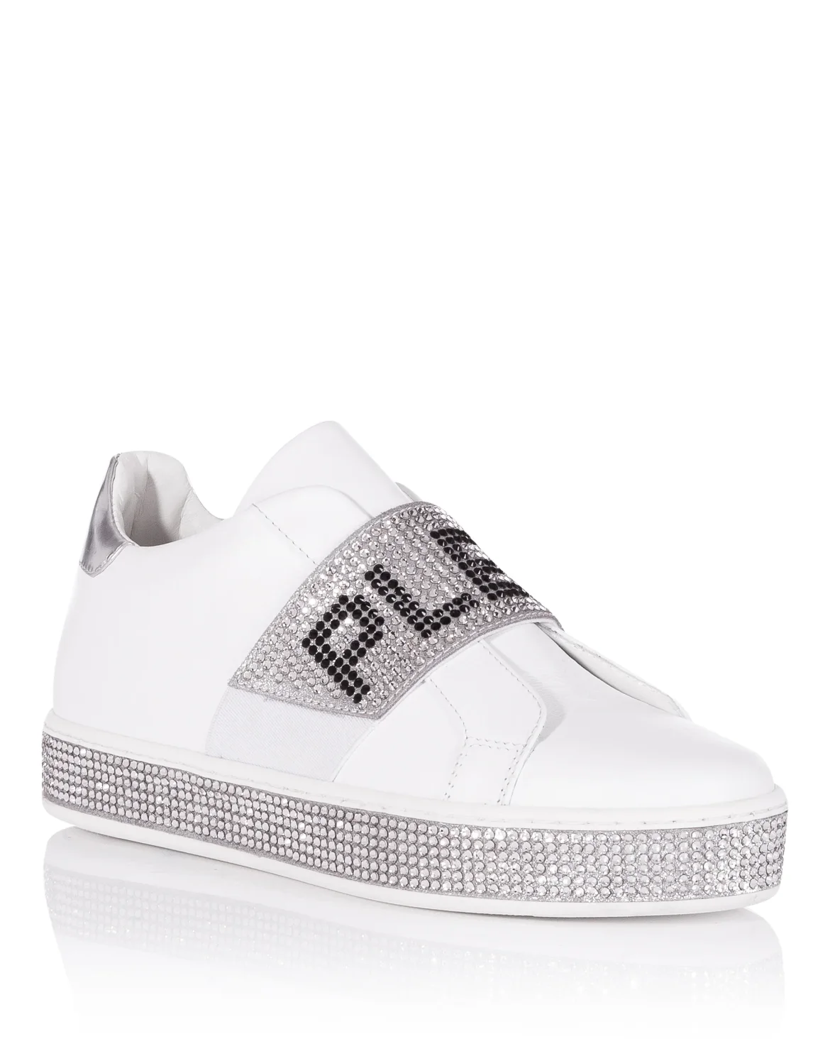 Slip On "Put on our music", цвет: Белый