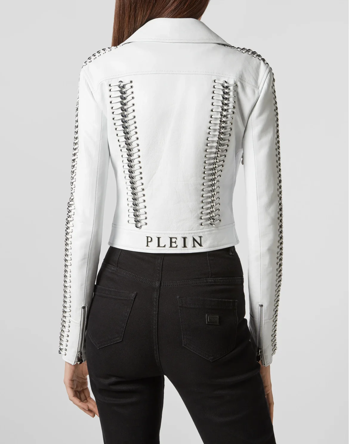 Leather Biker Elegant, цвет: Белый