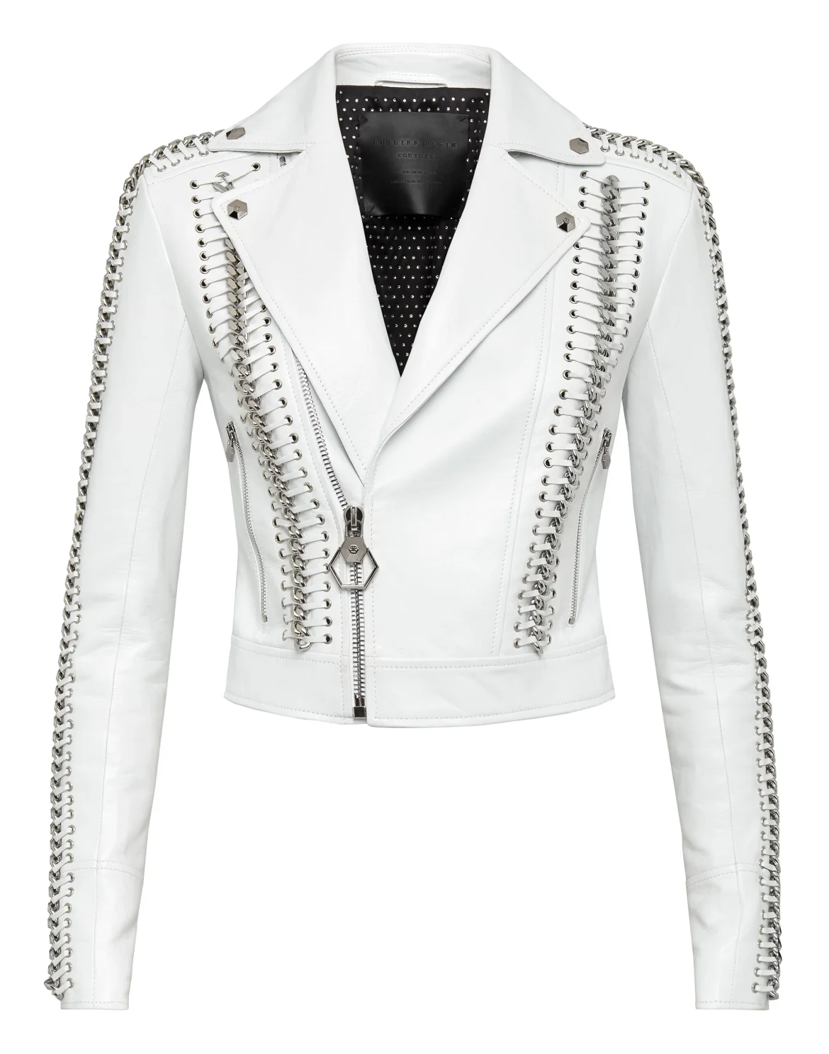 Leather Biker Elegant, цвет: Белый