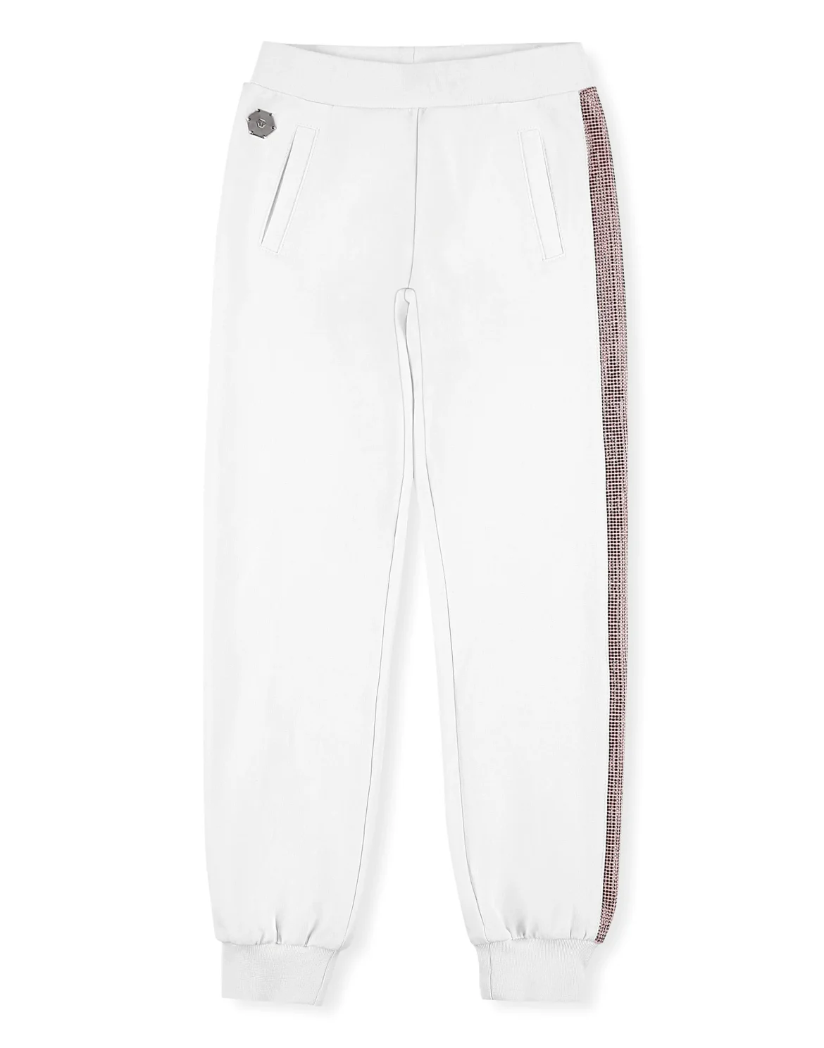 Jogging Trousers Crystal Plein, цвет: Белый