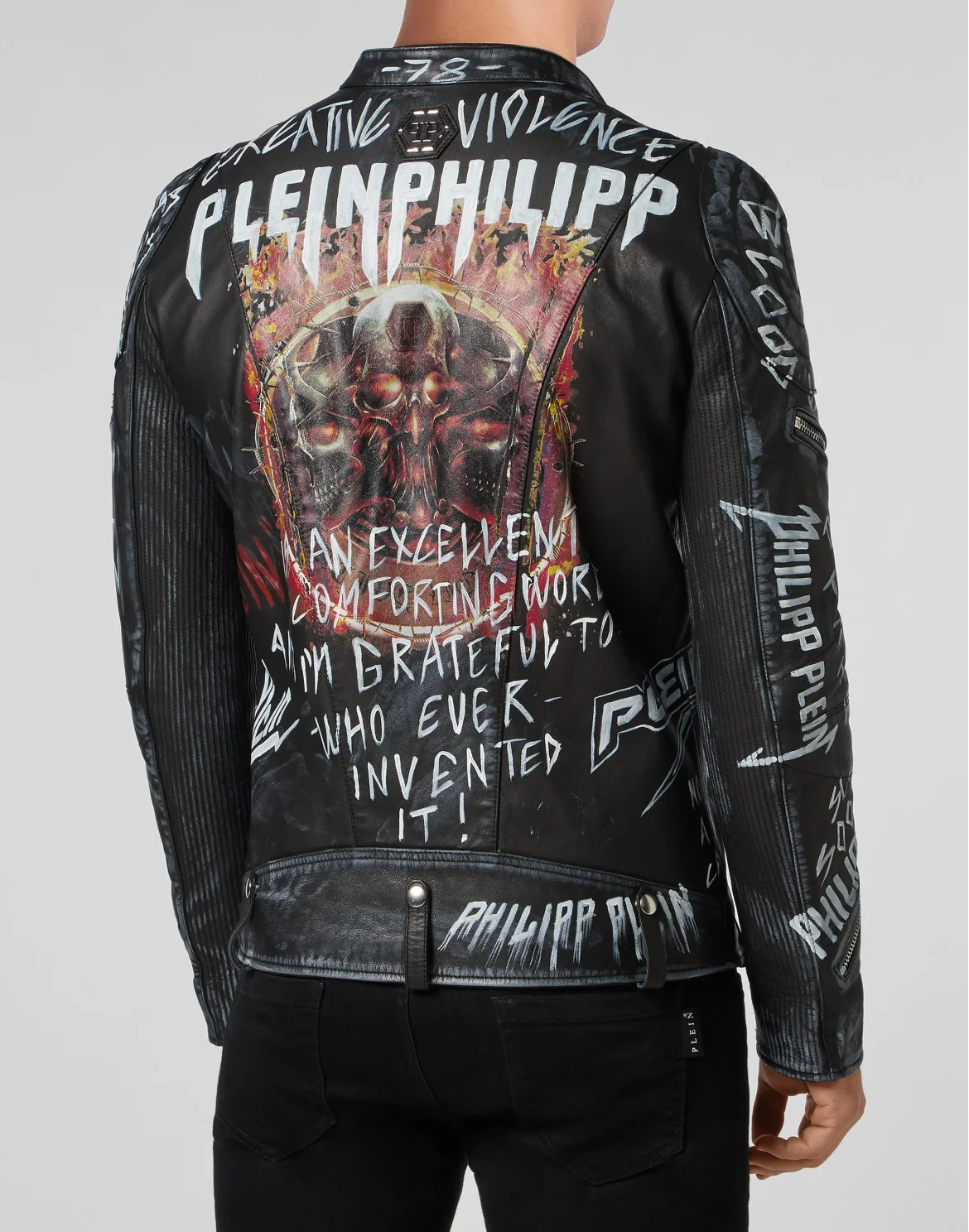 Leather Biker ROCKSTAR, цвет: Черный