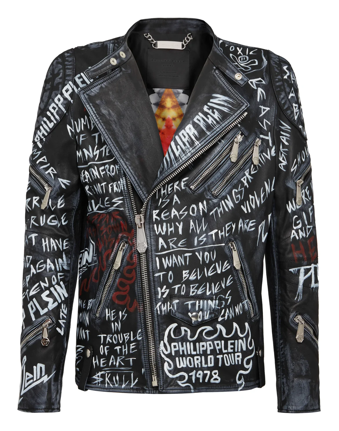 Leather Biker ROCKSTAR, цвет: Черный