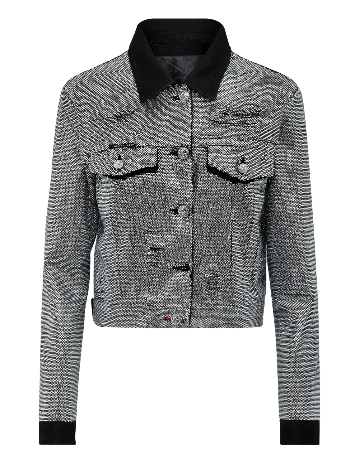 Denim Jacket Crystal, цвет: Черный