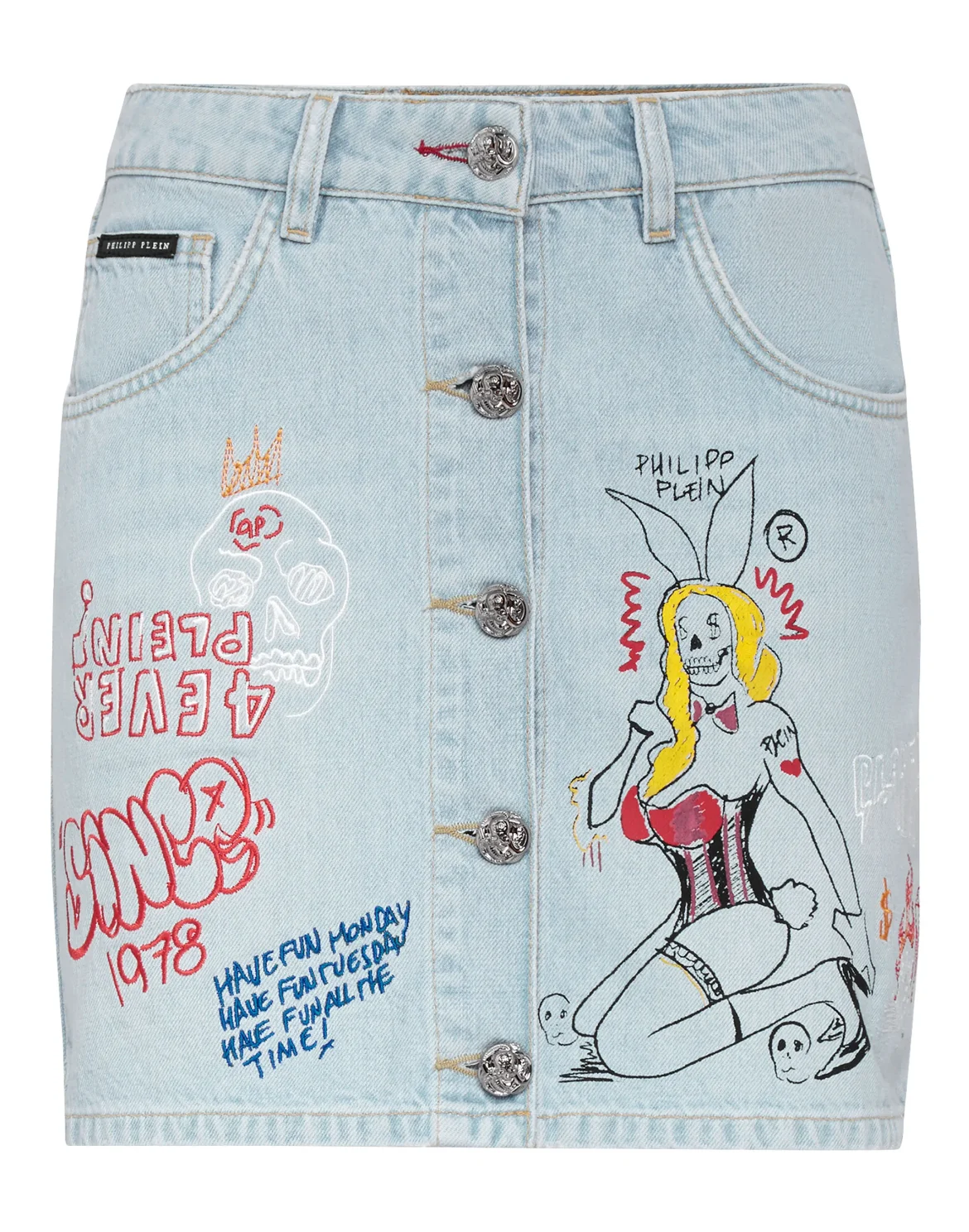 Denim Skirt, цвет: Голубой