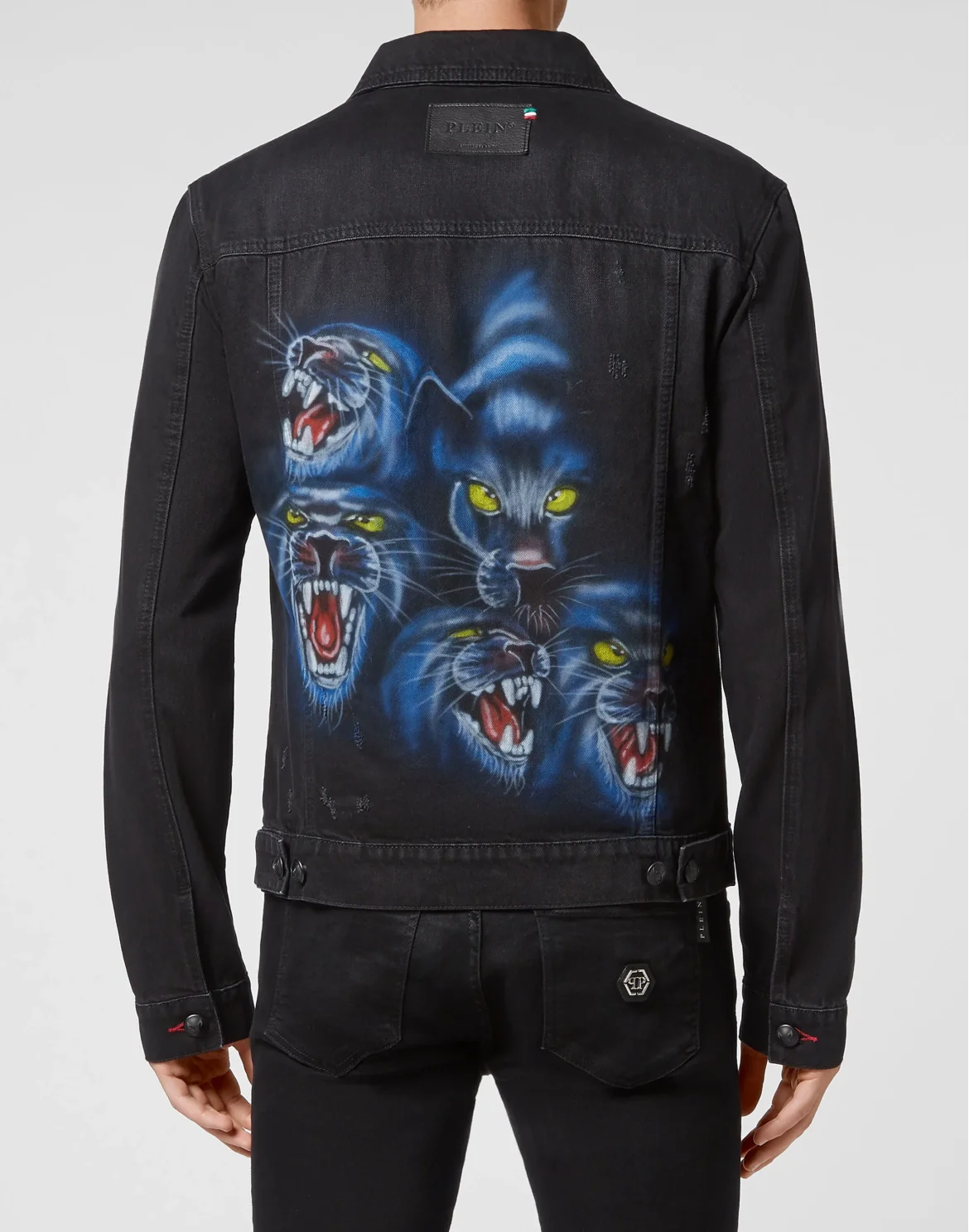 Denim Jacket Panther, цвет: Черный