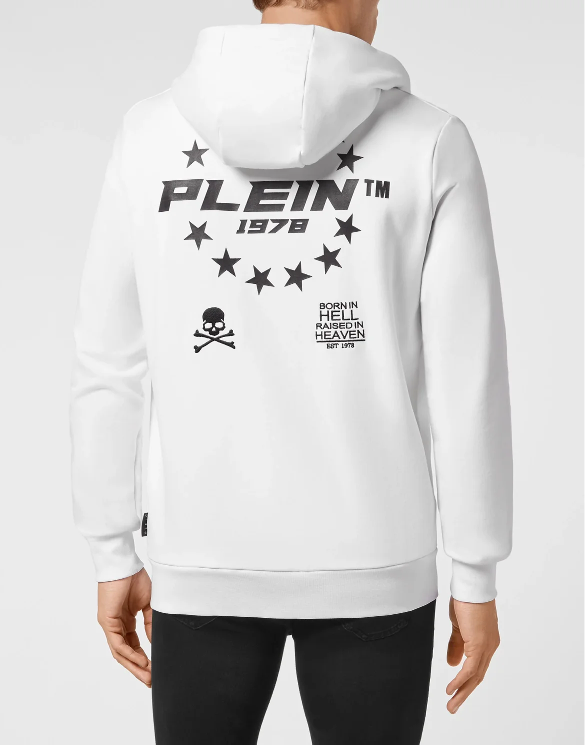 Hoodie Sweatjacket Full Zip, цвет: Белый