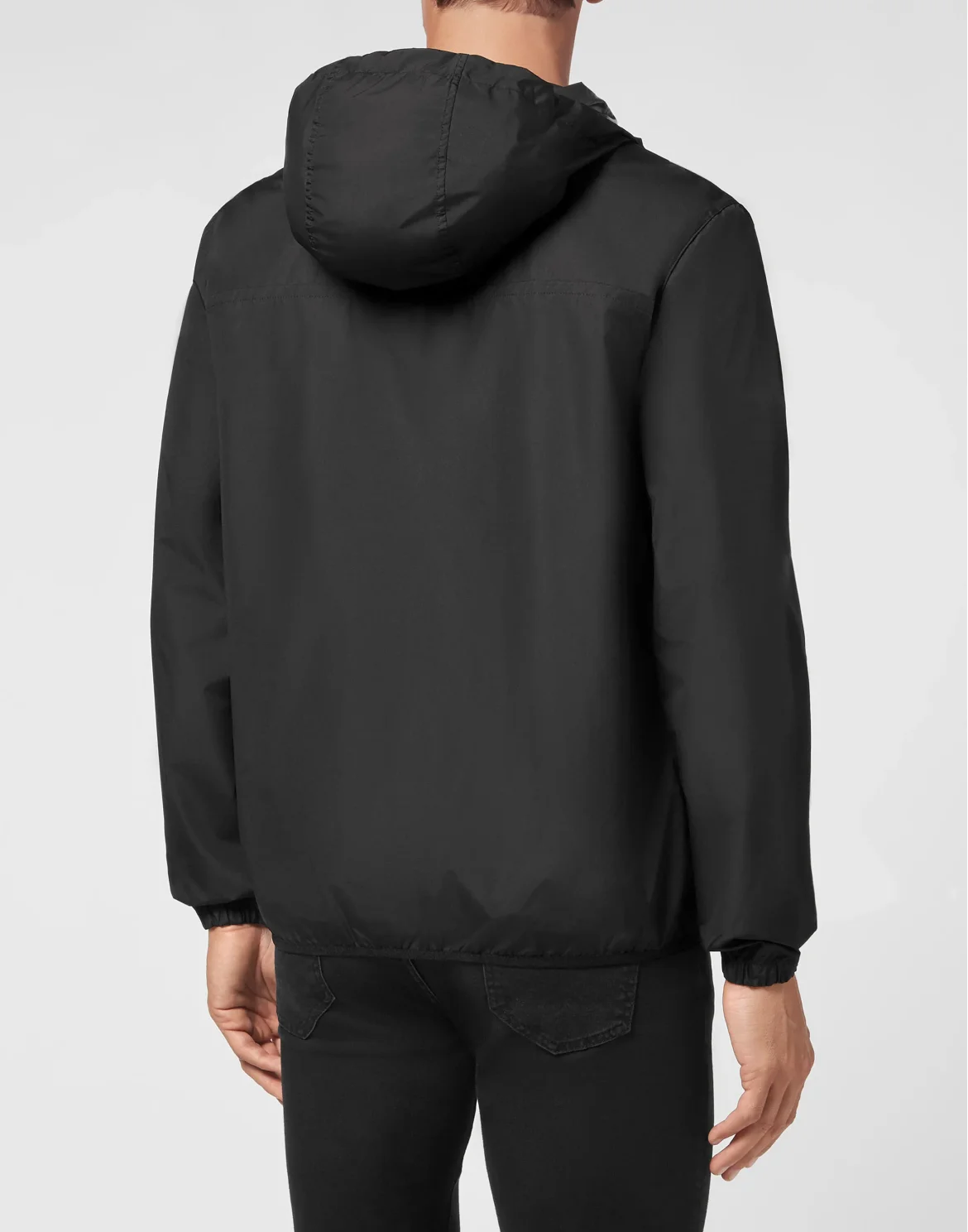 Nylon Windbreaker, цвет: Черный