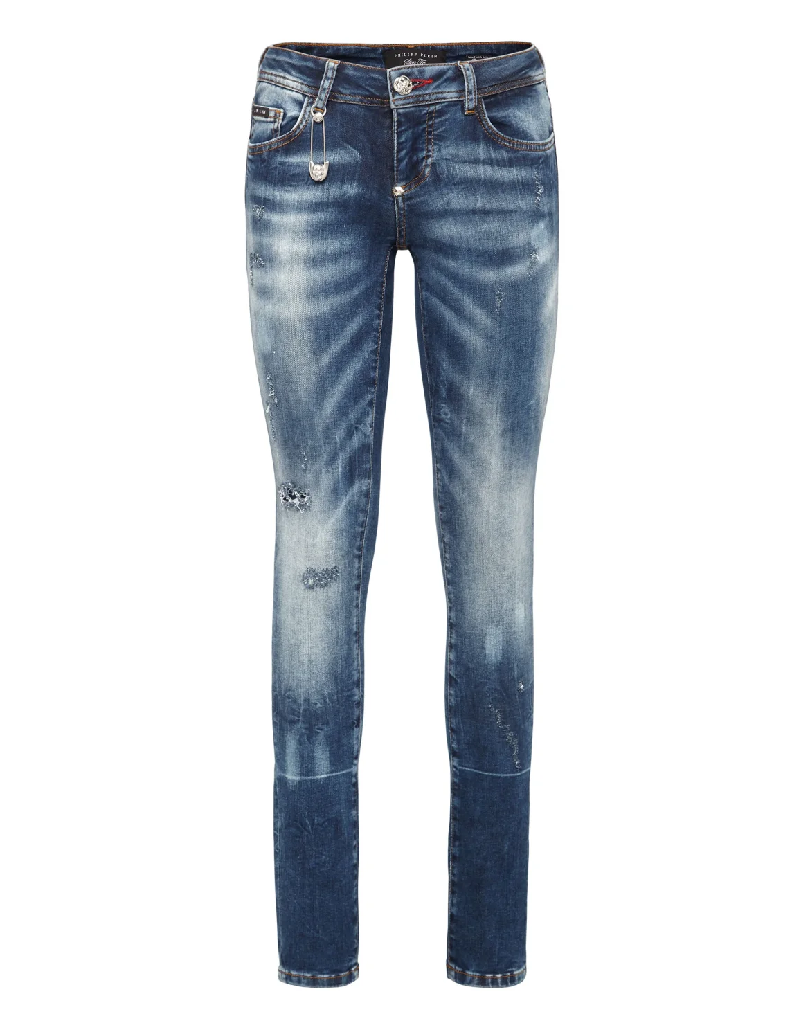 Slim Fit Pins Iconic Plein, цвет: Синий