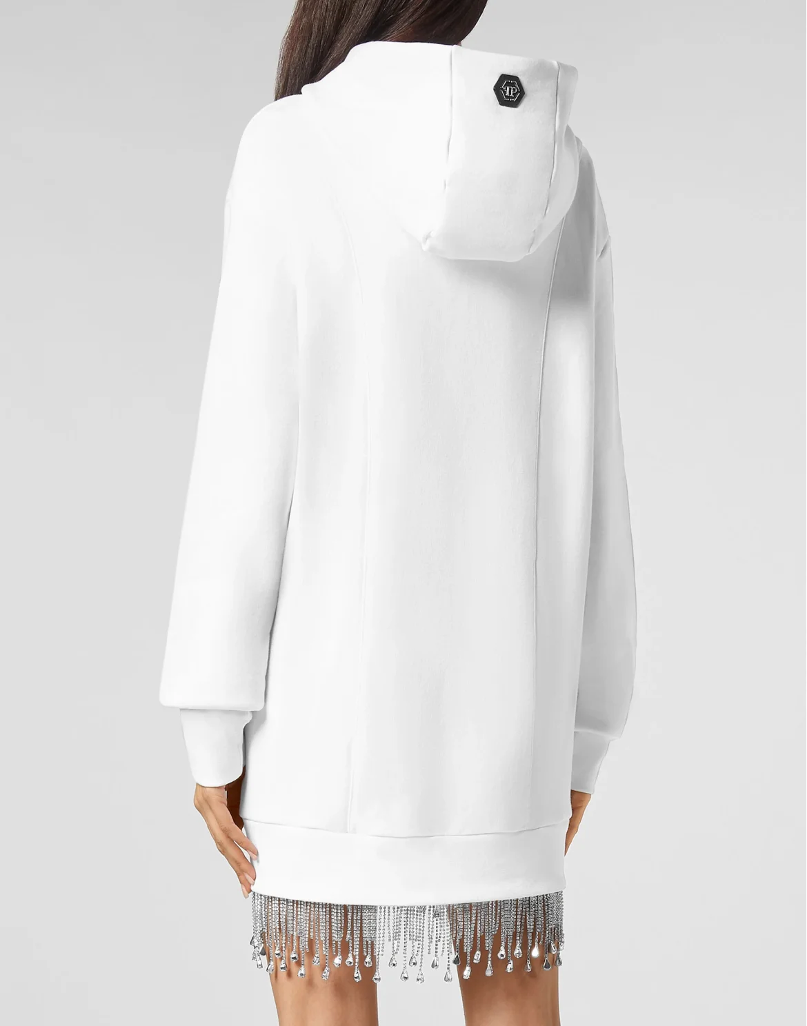 Hoodie sweatshirt Crystal Fringe, цвет: Белый
