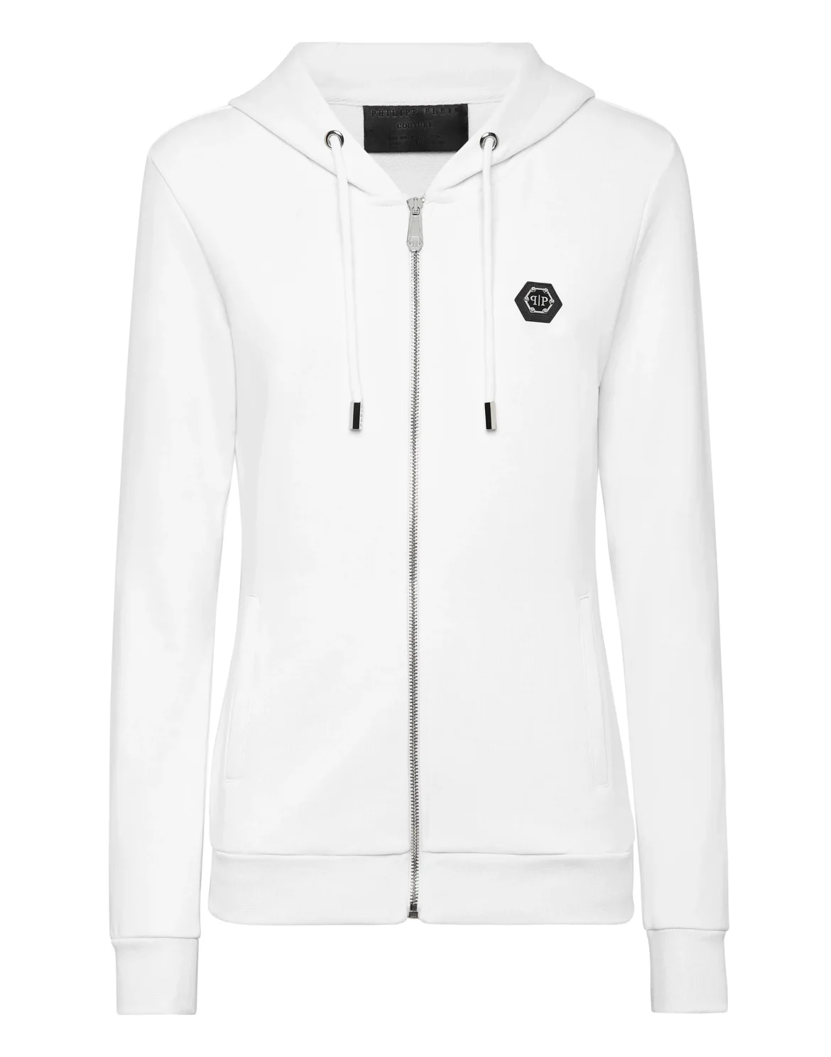 Hoodie Sweatjacket Full Zip, цвет: Белый