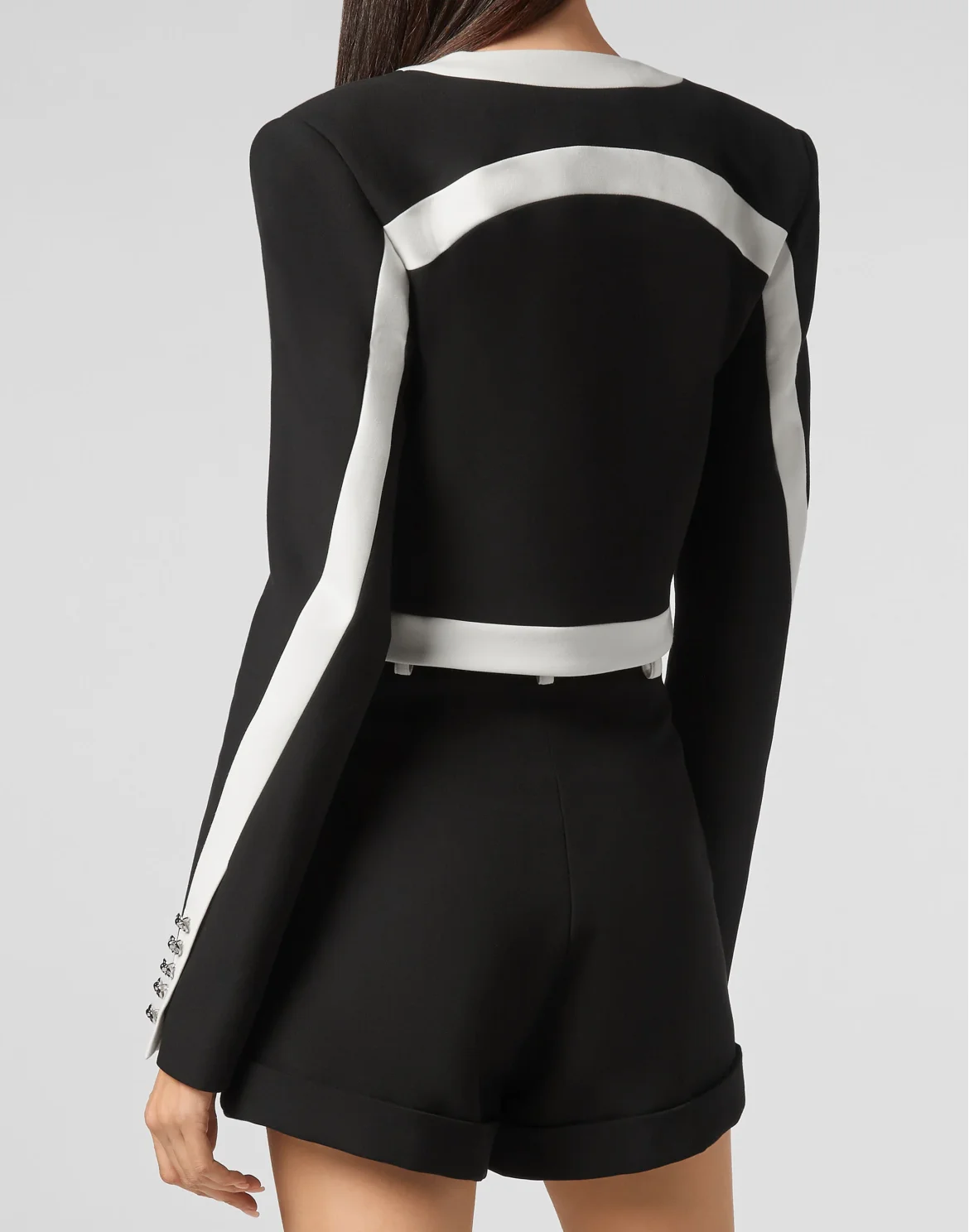 Cady Black and White Jacket, цвет: Черный