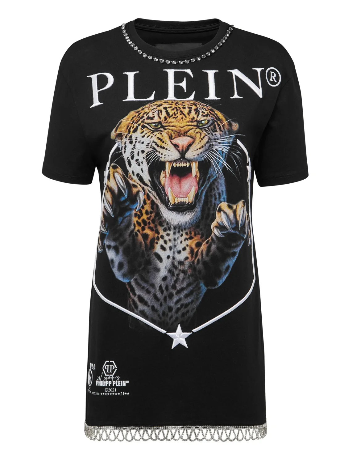 T-shirt Round Neck SS Tiger, цвет: Черный